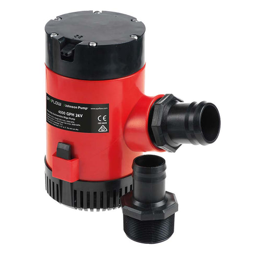 Johnson Pump Heavy Duty Bilge Pump 4000 GPH - 24V for Reliable Marine Pumping