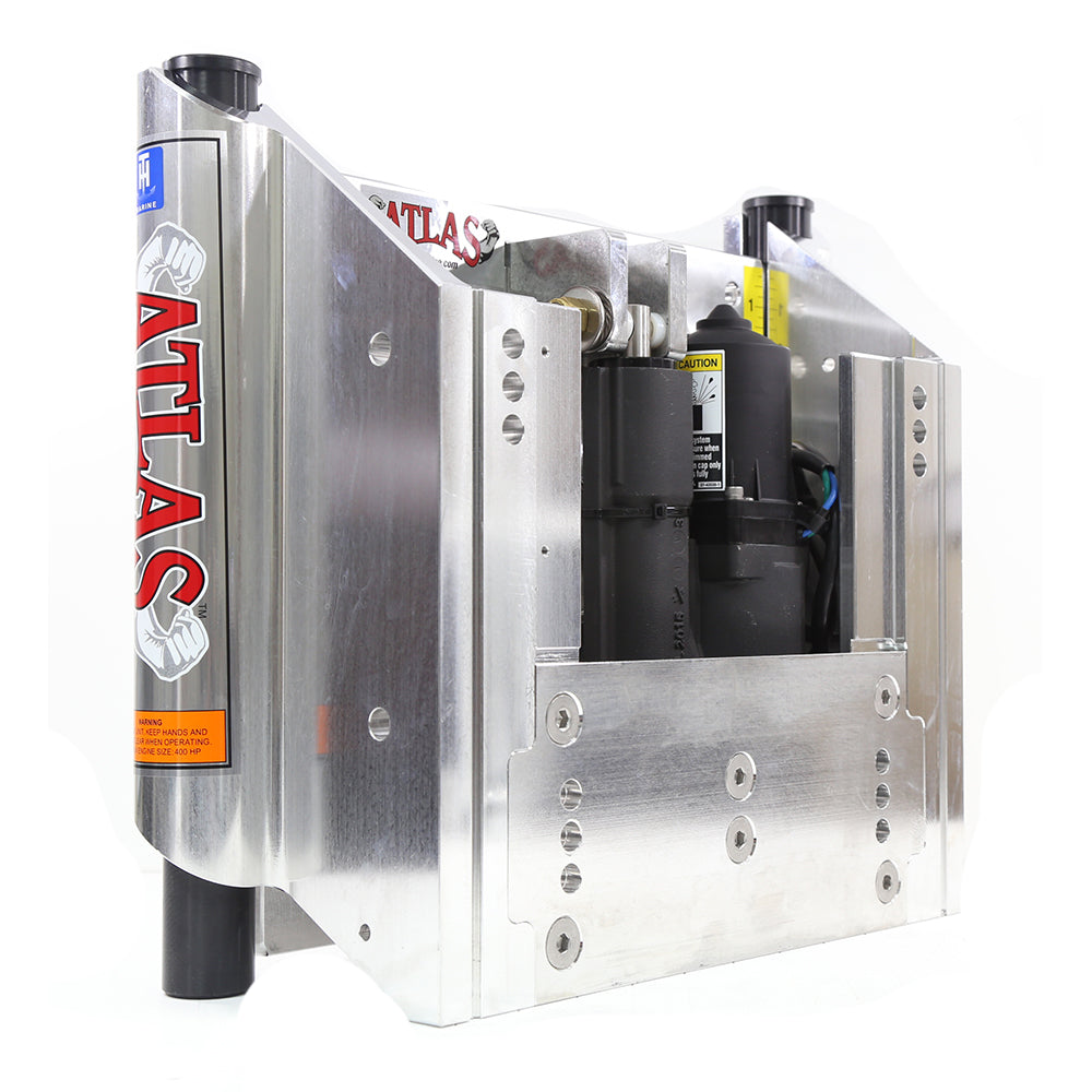 T-H Marine ATLAS 14-Inch Set Back Hydraulic Jack Plate - Heavy Duty, Up to 400 HP Outboards