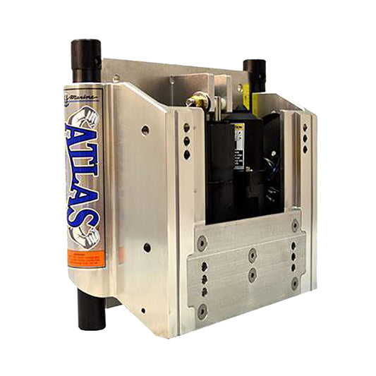 T-H Marine Supplies ATLAS 4-Inch Set Back Hydraulic Jack Plate - Heavy Duty for Large Outboards up to 400 HP