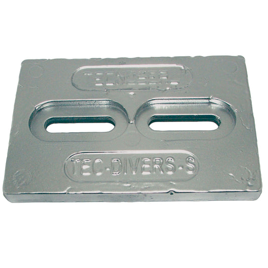 Tecnoseal Mini Zinc Plate Anode for Hulls, TEC-DIVERS-S