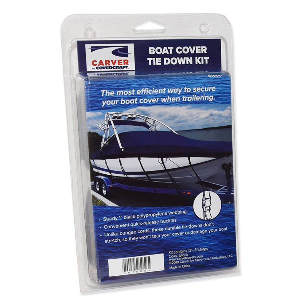 Carver by Covercraft Boat Cover Tie Down Kit, 12-Piece Set, Part Number 61000