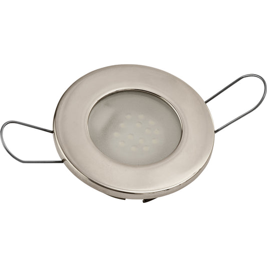 Sea-Dog 404232-3 LED Overhead Light, Brushed 304 Stainless Steel, Frosted Lens, 60 Lumens