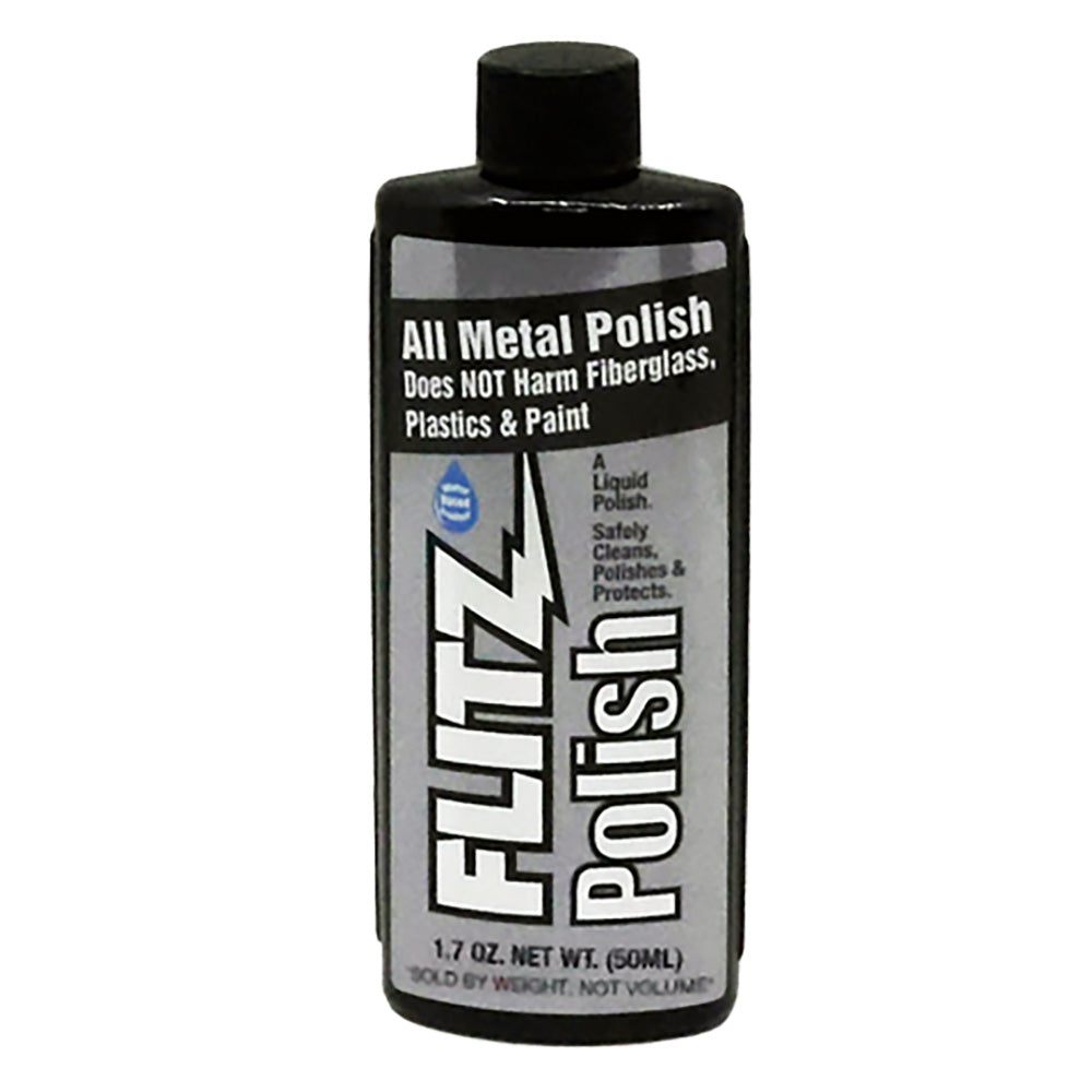 Flitz Liquid Metal Polish Cleaner, 1.7 oz Bottle, LQ 04502