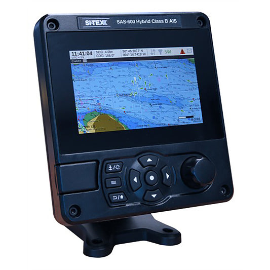 SI-TEX SAS-600 Hybrid Class B AIS Transponder with 5W Power and Chart Compatibility