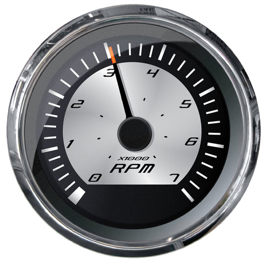 Faria Beede Instruments Platinum Series 4-Inch Tachometer - 7000 RPM for Gas Inboard, Outboard & I/O Engines