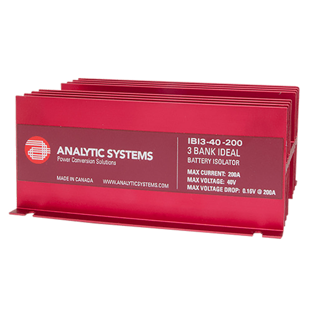 Analytic Systems IBI3-40-200 200A 40V 3-Bank Ideal Battery Isolator