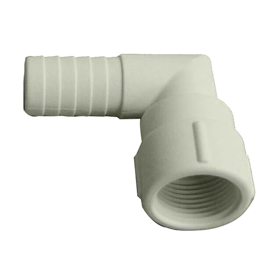 Rule 1201R 3/4-Inch Port with 90 Degree Hose Barb Fitting for Marine and Industrial Applications