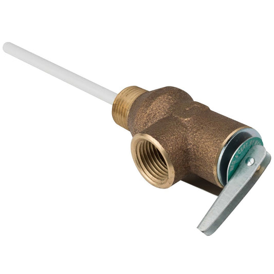 Whale Marine Temperature & Pressure Relief Valve Part 75974 for 6 & 11-Gallon Water Heaters