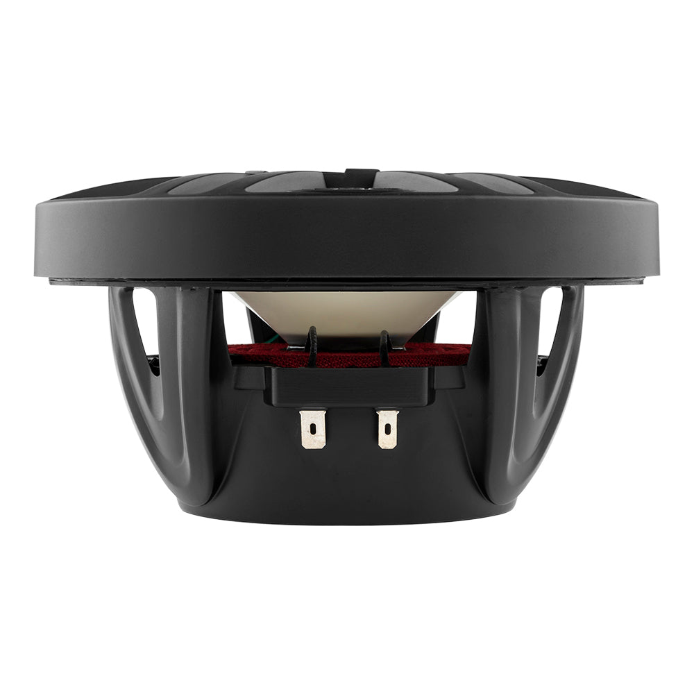 DS18 HYDRO 6.5-Inch Marine Speakers with RGB LED Lights and 300W Power – Matte Black