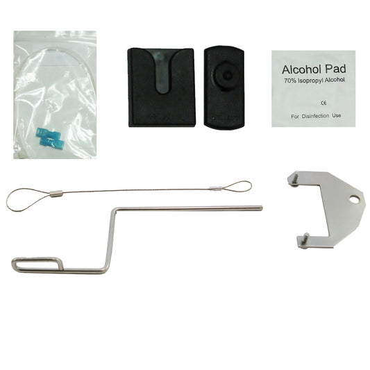 TROLLMaster Mercury 8, 9.9 (2005-Present), Johnson Evinrude 9.8 (2013-Present) & Nissan/Tohatsu 8, 9.8 Remote Thru-Hull Servo Mounting Hardware Kit