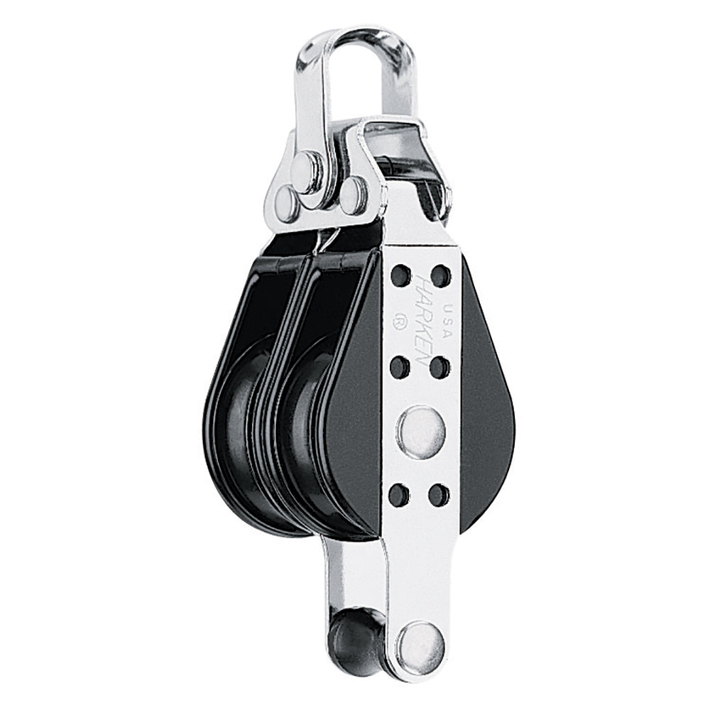 Harken 38mm Double Big Bullet Block with Becket, Part 128