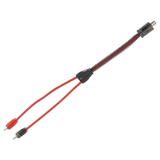 DS18 Advance Ultra Flex RCA Y Connector Cable - 1 Female to 2 Male for Premium Audio Signal Transfer