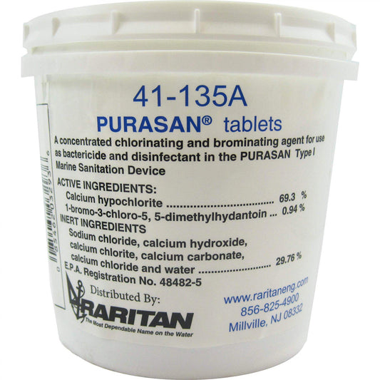 Raritan PURASAN EX Refill Tablets – 6-Count for Marine Sanitation Device Disinfection