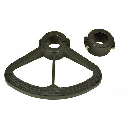 Springfield Marine Footrest & Bushing Set - 2-7/8 inch Black, Easy Mounting Pedestal Accessory