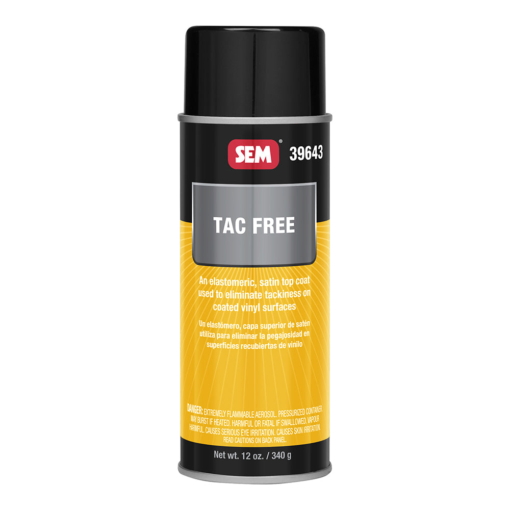 SEM Tac Free Protective Topcoat 12 oz, Part Number 39643