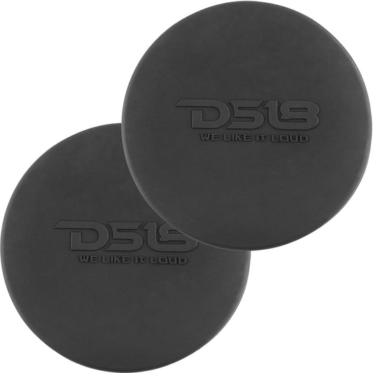DS18 Silicone Marine Speaker Cover for 8-inch Speakers - Black | Weather-Resistant Protection