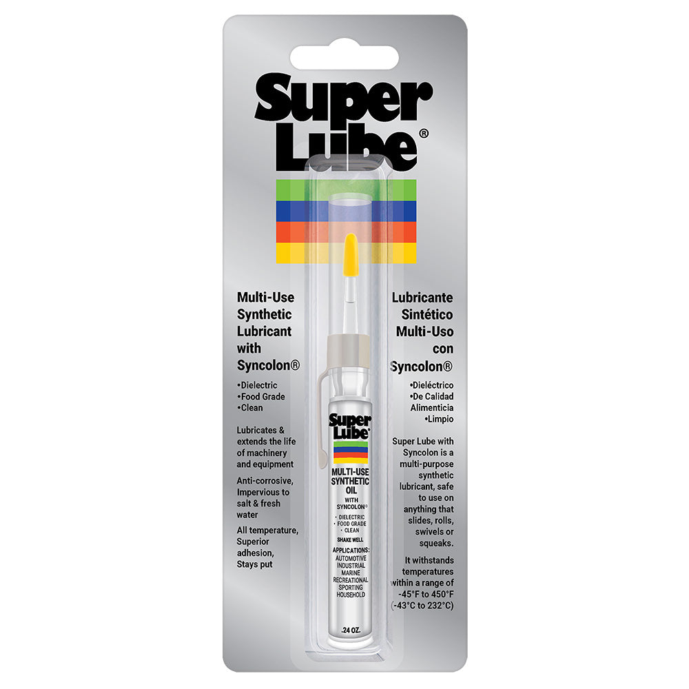 Super Lube Precision Oiler Multi-Purpose Synthetic Oil, 7 mL, Part 51010