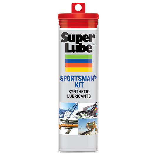 Super Lube Sportsman’s Kit Synthetic Oil, Grease, Cleaning Cloth and Foam Swabs – Part Number 11520