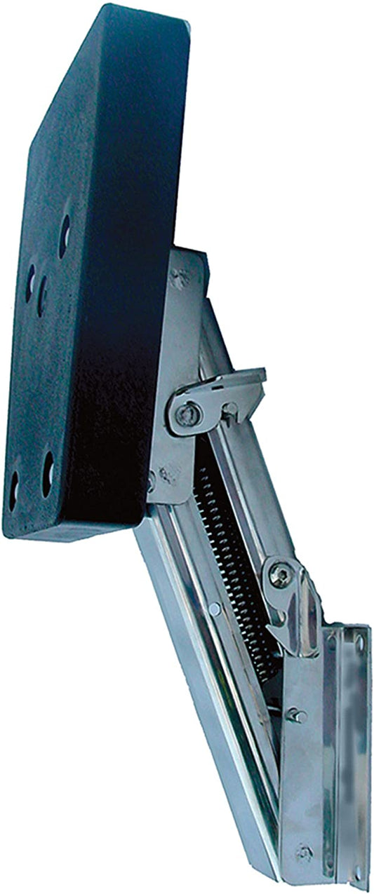 Panther Products Stainless Steel Outboard Motor Bracket - Max 10HP, Adjustable, Saltwater-Resistant