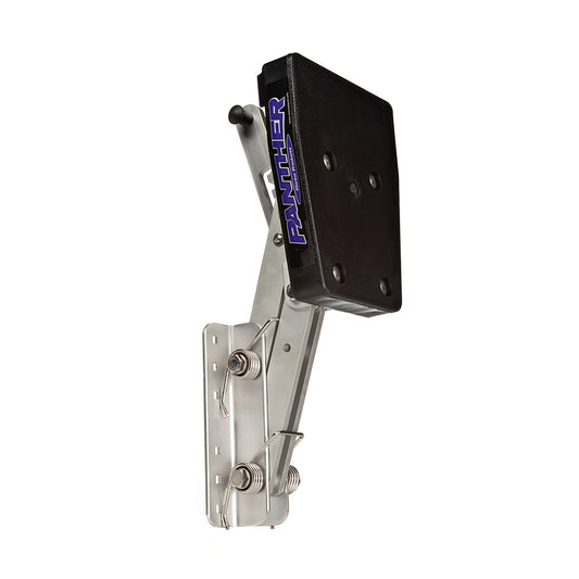 Panther Products Aluminum Outboard Motor Bracket Max 12HP - Adjustable Lightweight Marine Mount