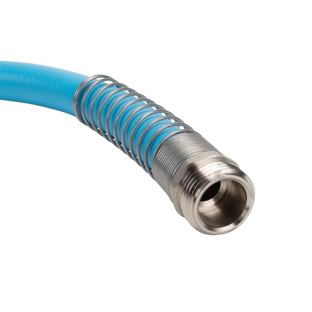 Camco EvoFlex 35-Foot Drinking Water Hose – Flexible, Lead-Free, BPA-Free Marine & RV Water Hose with Nickel-Plated Fittings