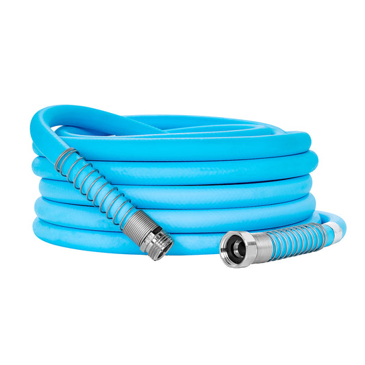Camco EvoFlex 50-Foot Drinking Water Hose – Flexible, Lead-Free, BPA-Free RV & Marine Water Hose