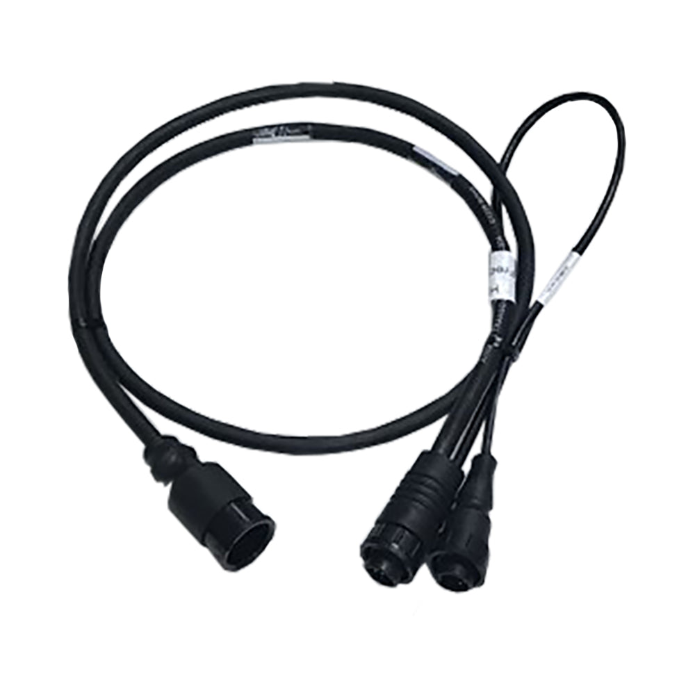 Airmar Navico 9-Pin Dual Mix & Match Cable for CHIRP Transducers – Compatible with Lowrance, Simrad, and More