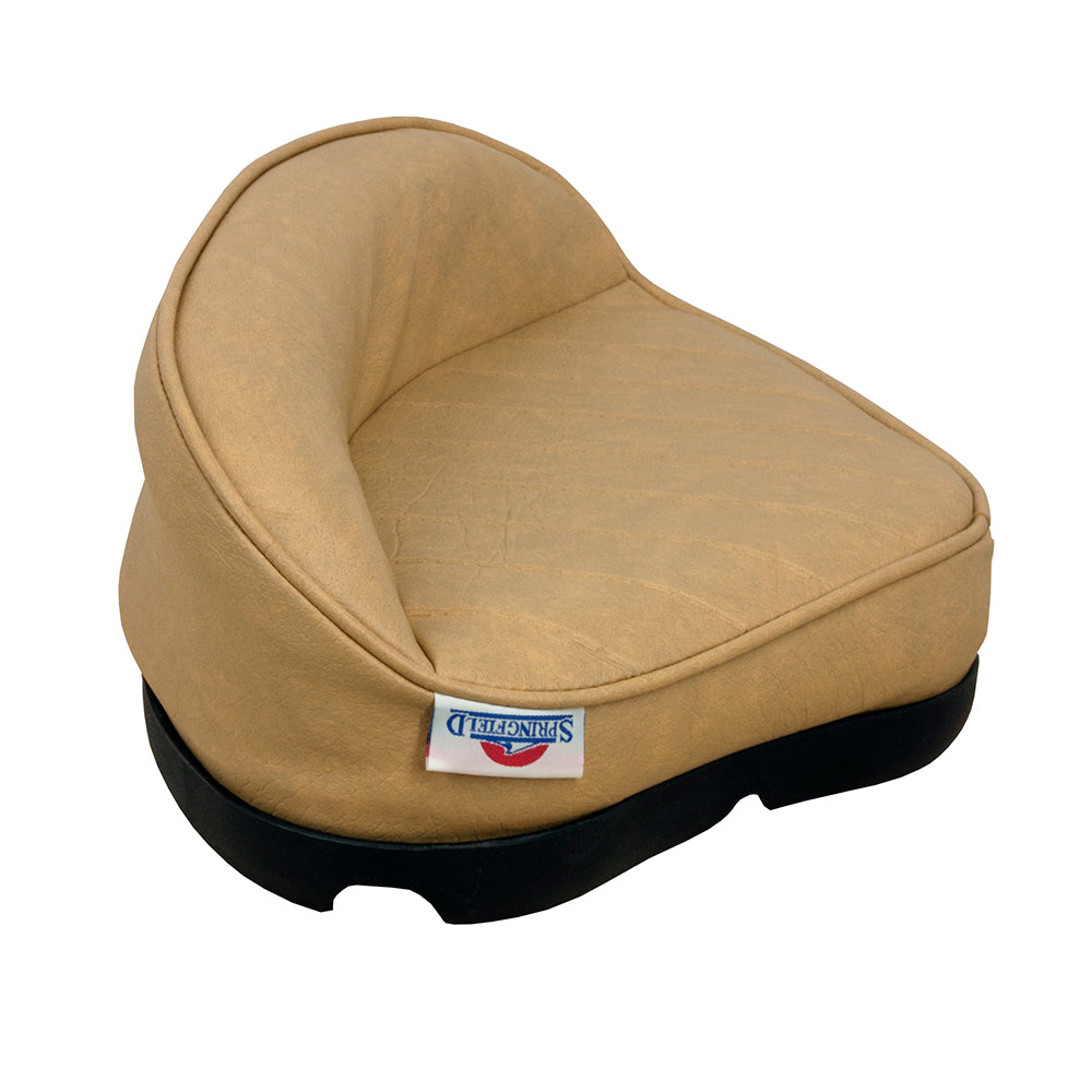 Springfield Marine Pro Stand-Up Seat - Tan for Fishing and Boating Comfort