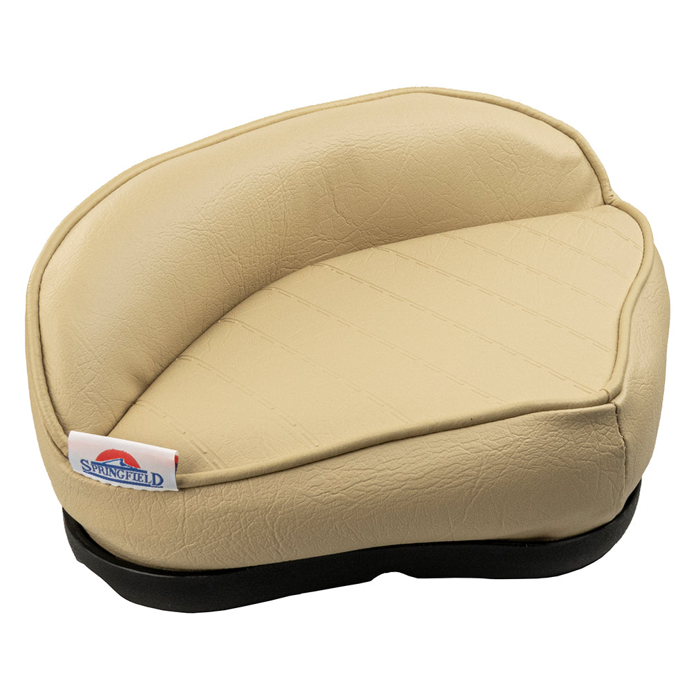Springfield Marine Pro Stand-Up Seat - Tan for Fishing and Boating Comfort