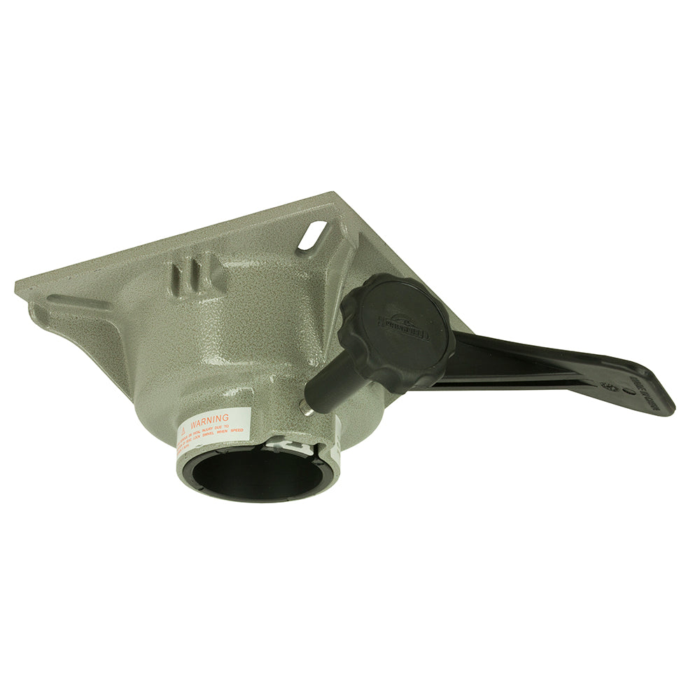 Springfield Marine Taper-Lock Trac-Lock 2-3/8-inch Locking Seat Mount - High-Strength Aluminum with 360-Degree Rotation