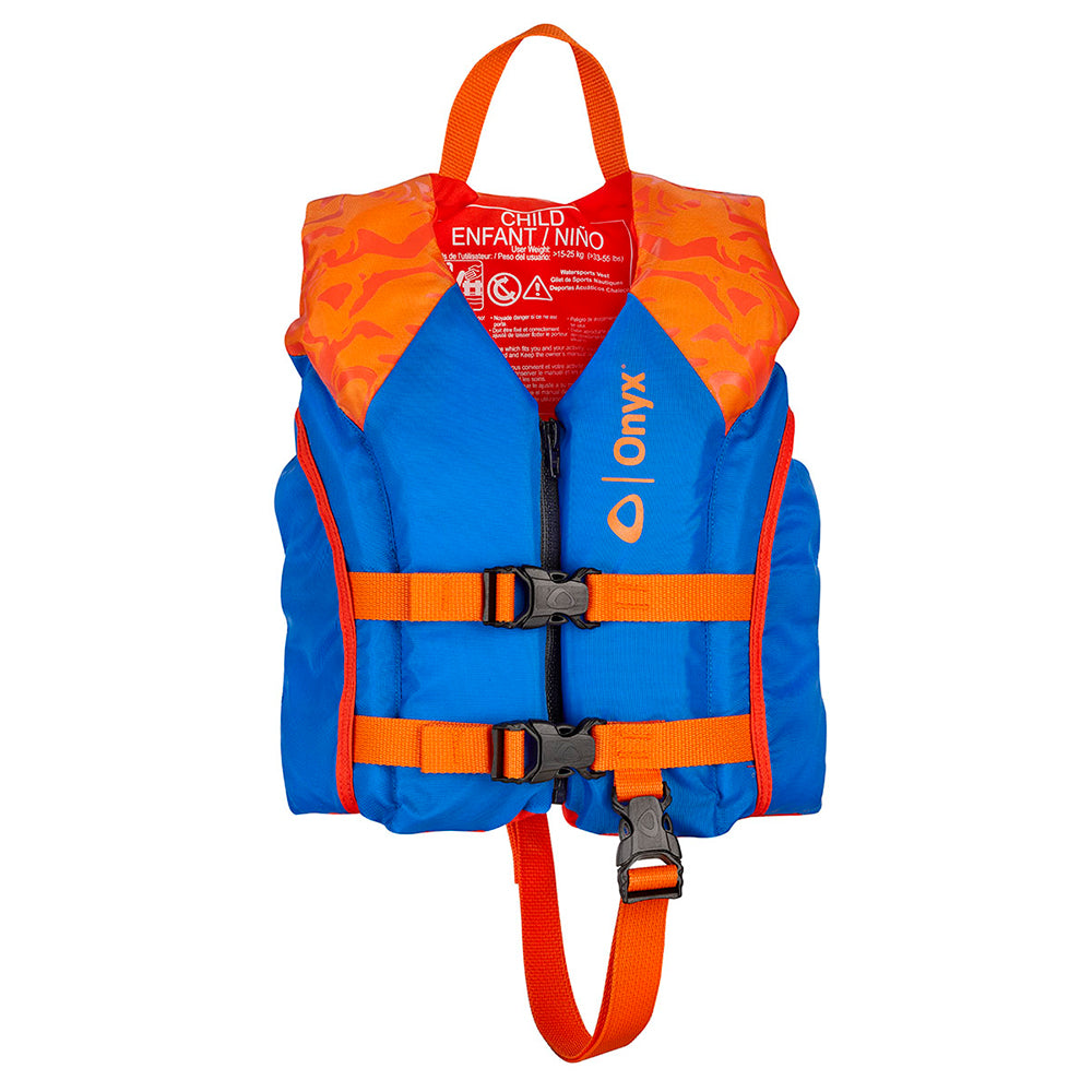 Onyx Outdoor Shoal All Adventure Child Paddle & Water Sports Life Jacket - Orange