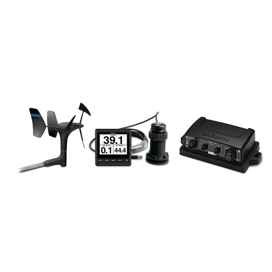 Garmin GMI Wired Start Pack 52 Marine Instrument System with gWind and DST810 Transducers