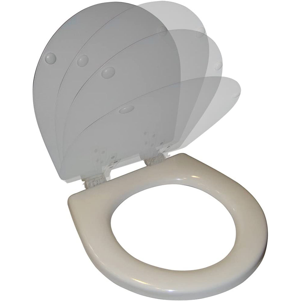 Raritan Soft Close Household Style Toilet Seat & Cover – White, Model 1245SC