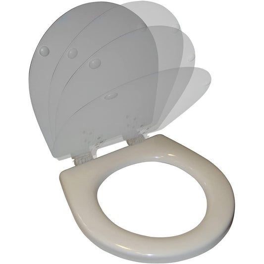 Raritan Soft Close Household Style Toilet Seat & Cover – White, Model 1245SC