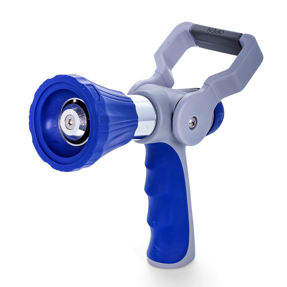 Camco Coil Hose Nozzle with Hand Lever, Adjustable Spray Pattern, Part Number 41987