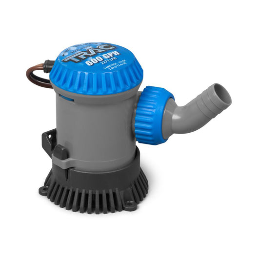 TRAC Outdoors 69300 Bilge Pump, 600 GPH, 12V Non-Automatic Marine Watercraft Pump