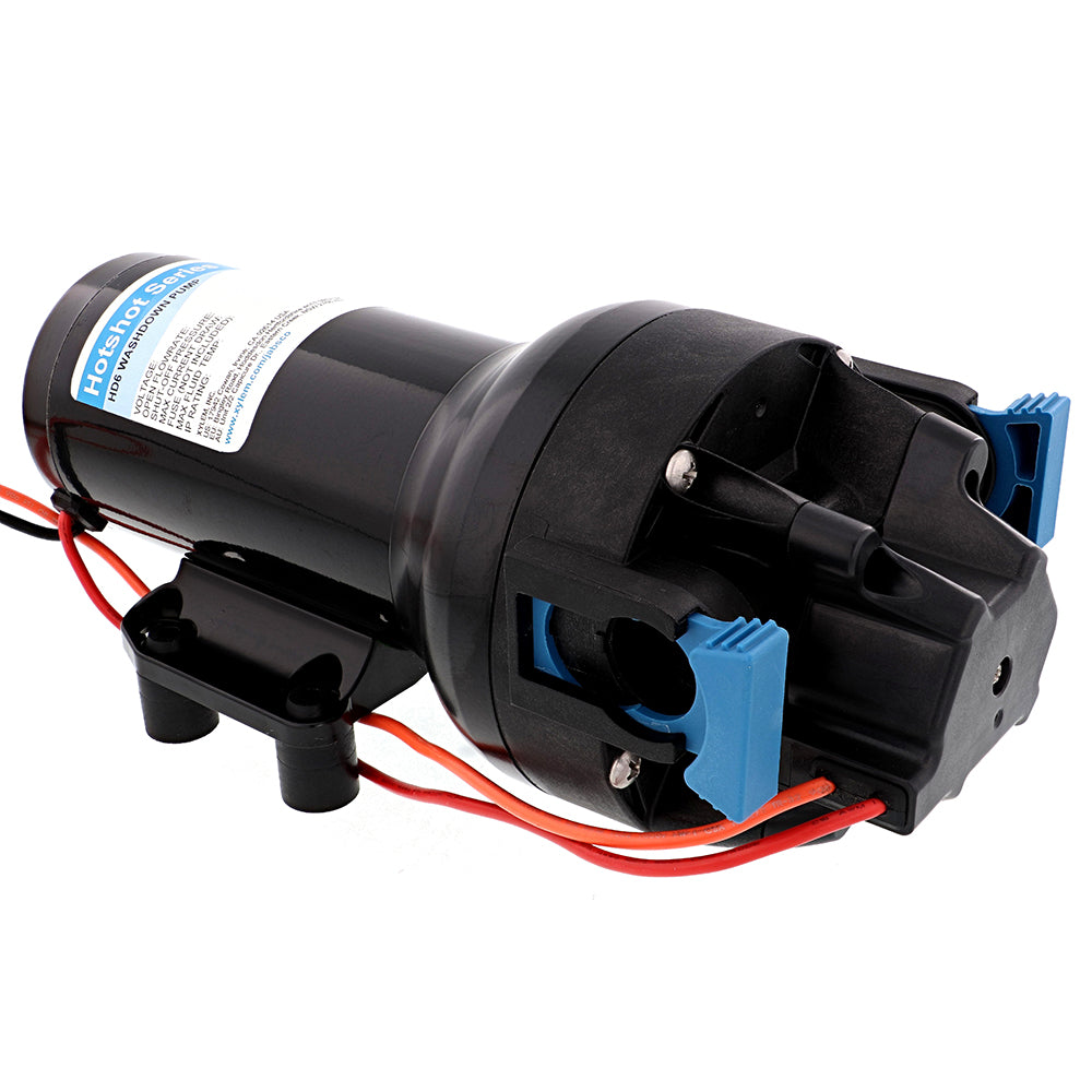 Jabsco HotShot HD6 Heavy-Duty Washdown Pump P601J-219N-3A, 12V, 6 GPM, 70 PSI