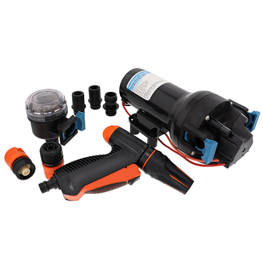 Jabsco HotShot HD6 Heavy-Duty Washdown Pump P601J-219N-3A, 12V, 6 GPM, 70 PSI