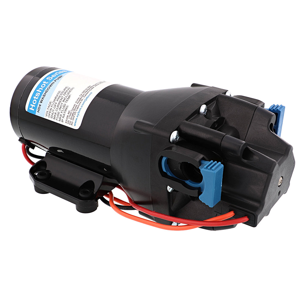 Jabsco HotShot HD4 Heavy-Duty Washdown Pump, 24V, 4 GPM, 60 PSI – Q402J-118N-3A