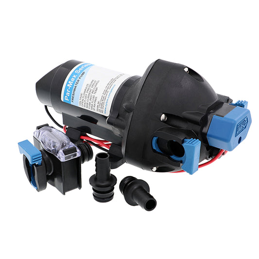 Jabsco Par-Max 3 Water Pressure Pump - 12V, 3 GPM, 40 PSI for Marine & RV Applications