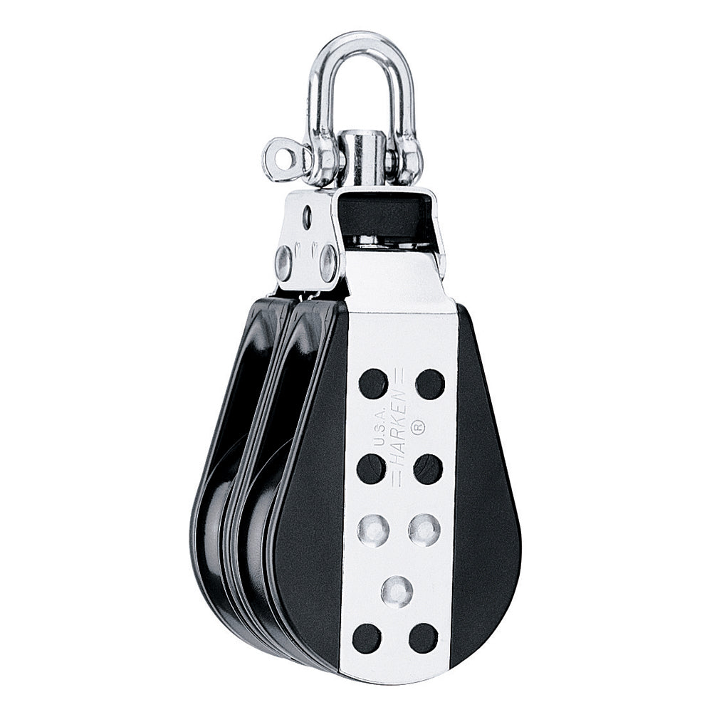 Harken 1544 Midrange Double Block with 3-Inch Ball-Bearing Sheaves