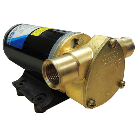 Jabsco Ballast King Bronze DC Pump with Deutsch Connector – 15 GPM Wakeboard and Ski Boat Ballast Pump