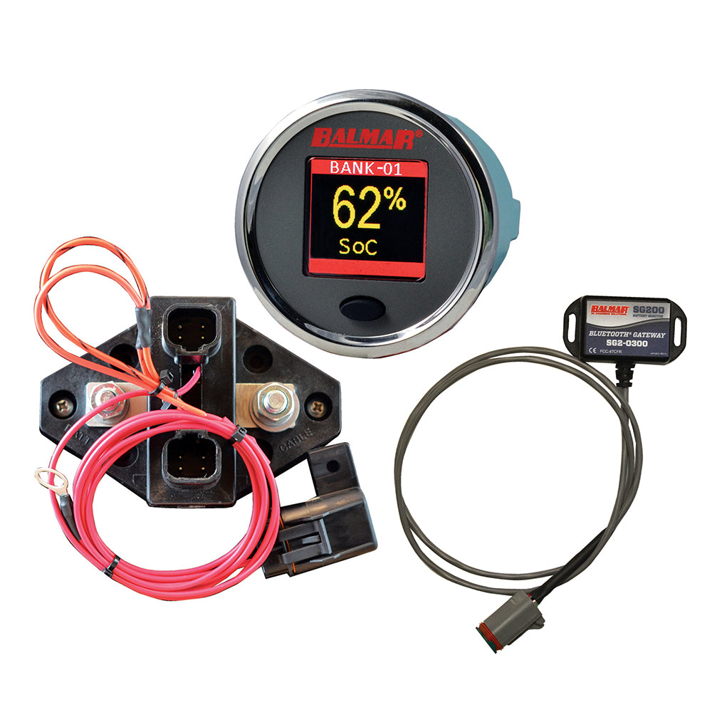 Balmar SG210 Battery Monitor Kit with Display Shunt Gateway