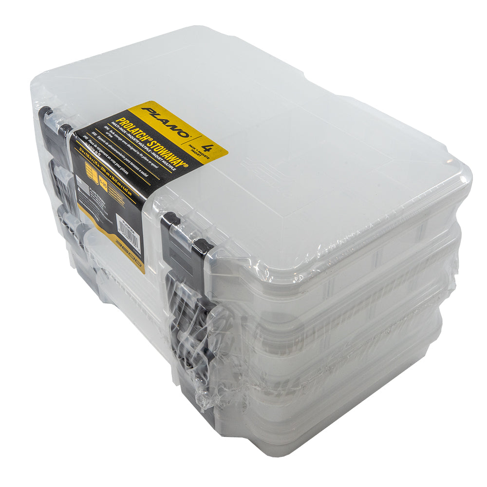 Plano 3650 ProLatch Stowaway Utility Box 4-Pack, PLASM364