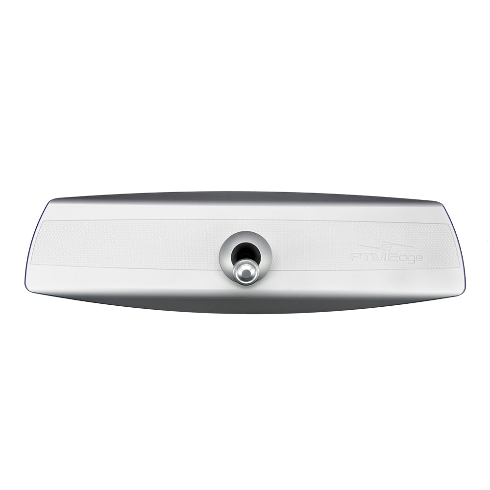 PTM Watersports VR-140 Elite Mirror - Electrobrite Silver | 6 x 20 Inch High-Definition Boat Mirror with Prescription-Grade Optics and Adjustable Stability