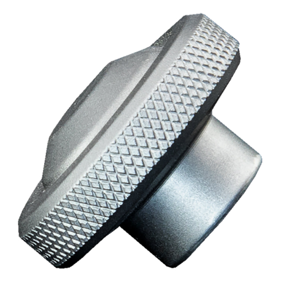 PTM Watersports KNB-100 Replacement Billet Knob for VR-140 Elite Mirrors, Titanium Grey, Part P12682-58 GR