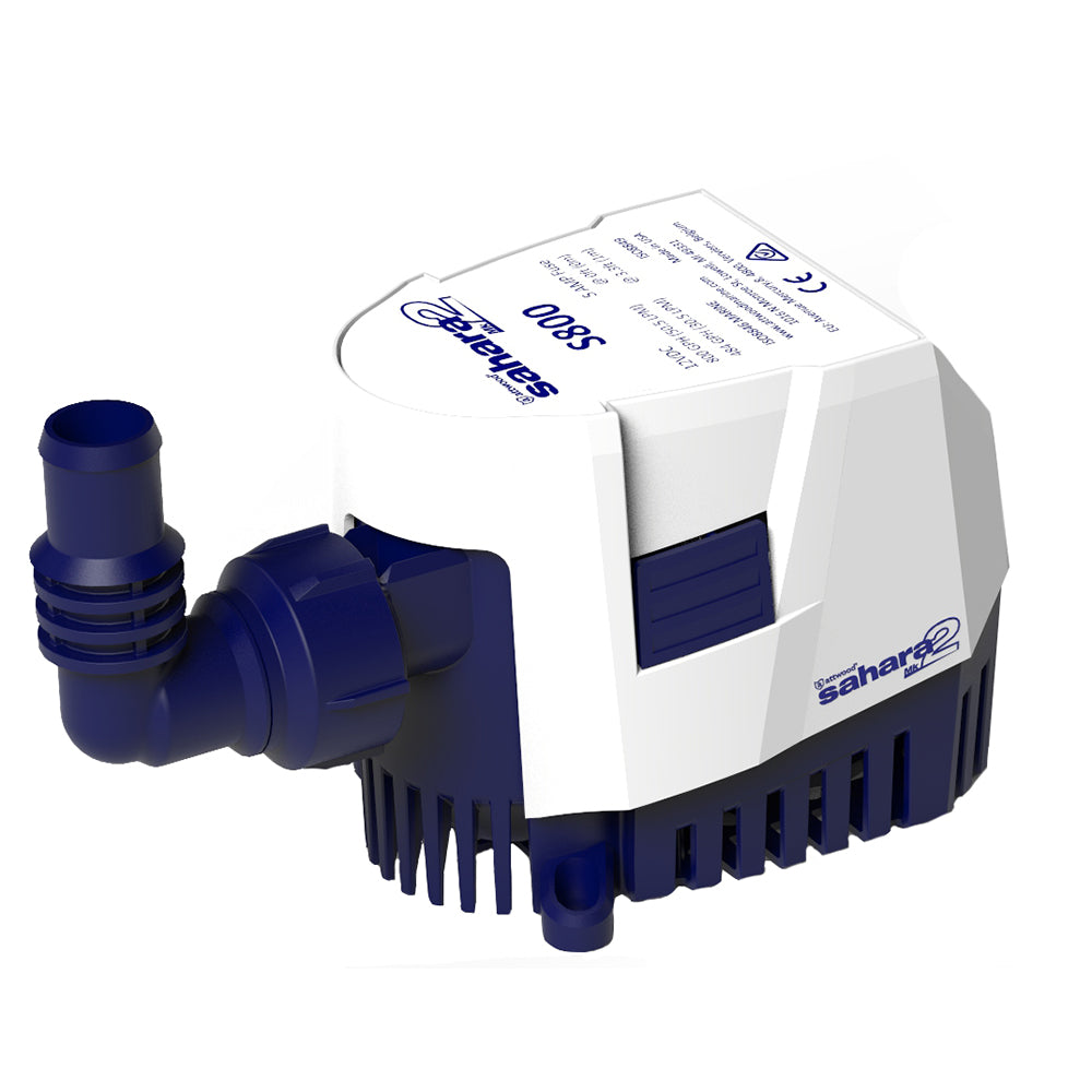 Attwood Marine Sahara MK2 S800 Bilge Pump 800 GPH - 12V Automatic with Innovative Air-Lock Prevention