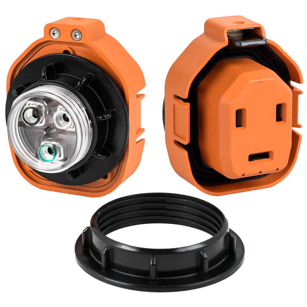 SmartPlug RF30 30 Amp 125V Female Receptacle for Dockside Marina Power