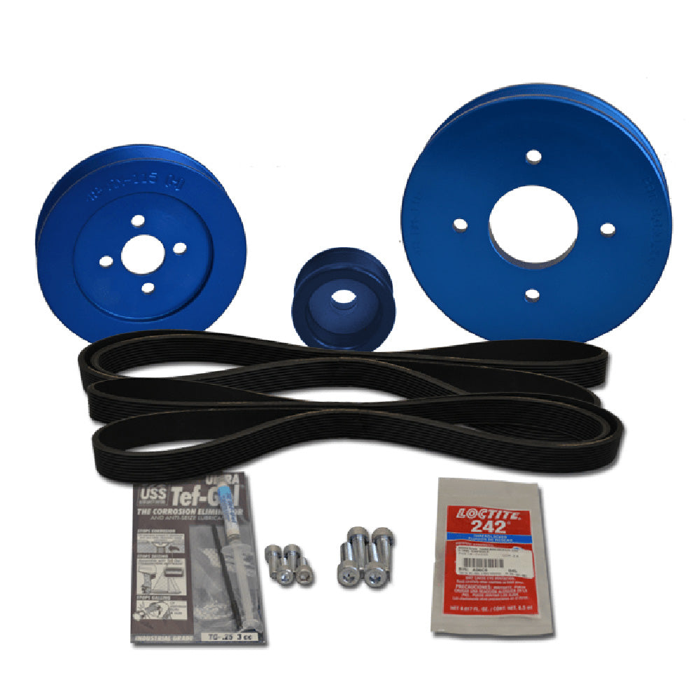 Balmar 48-YSP-3GM-B Pulley Kit for Yanmar 2GM20-F, 3GM30-F and 3GM-F Diesel Engines