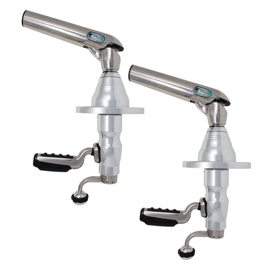 TACO Marine GS-500XL Outrigger Mounts for CF-HD Poles - Heavy-Duty Offshore Fishing Base